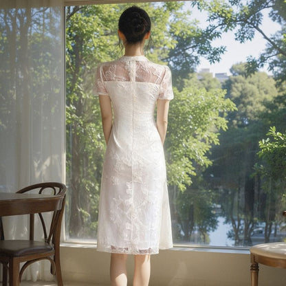 Panel Jacquard Sheath Qipao (Various Designs)