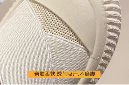 Platform Mesh Slip-On Sneakers