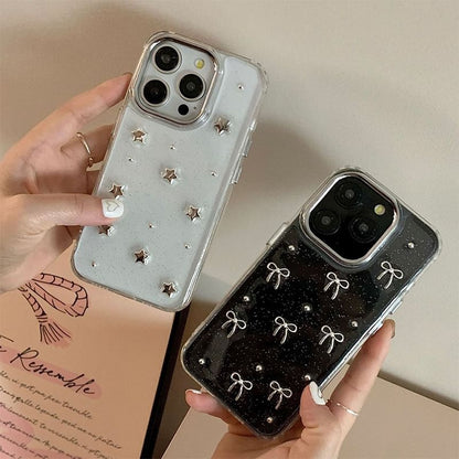 Bow / Star Bead iPhone Case
