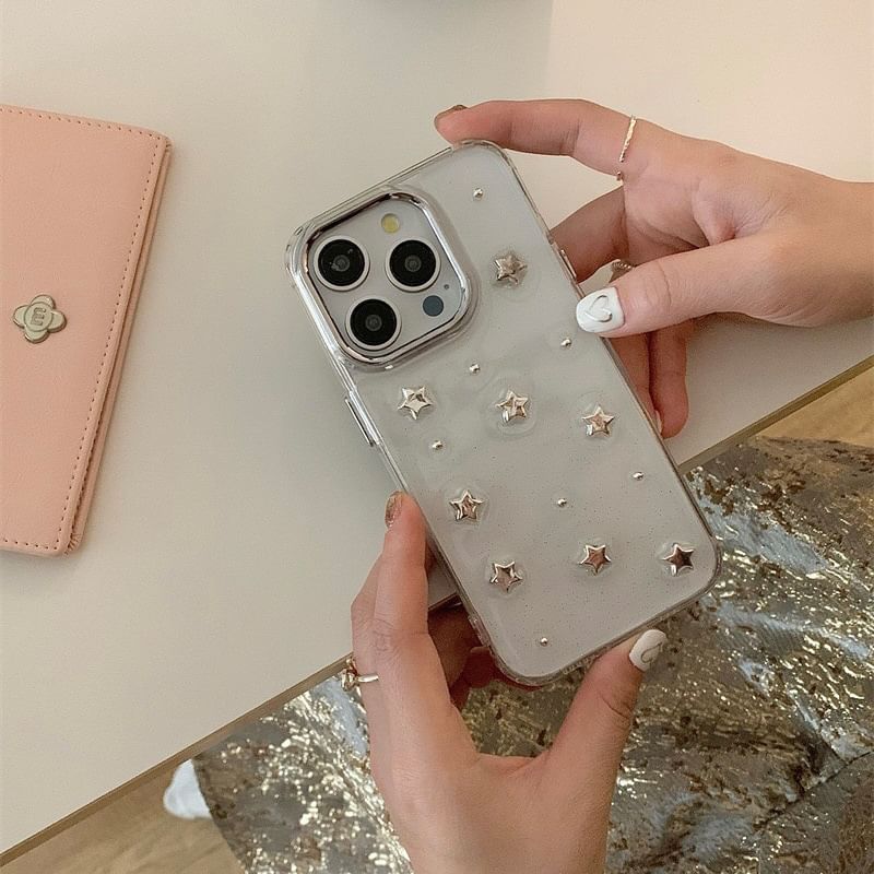 Bow / Star Bead iPhone Case