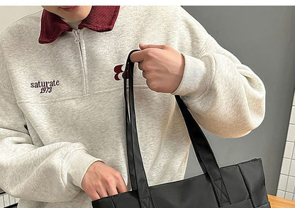 Set: Plain Tote Bag + Coin Purse