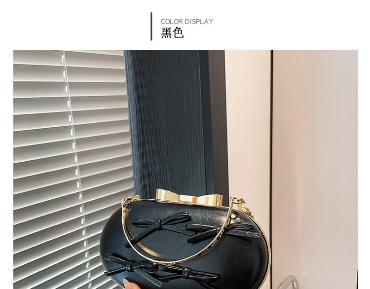 Bow Chain Strap Crossbody Bag