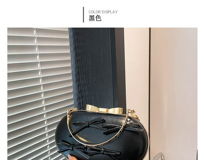 Bow Chain Strap Crossbody Bag