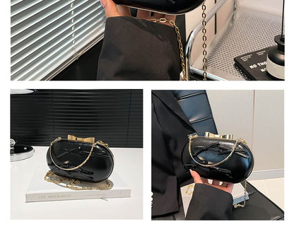 Bow Chain Strap Crossbody Bag