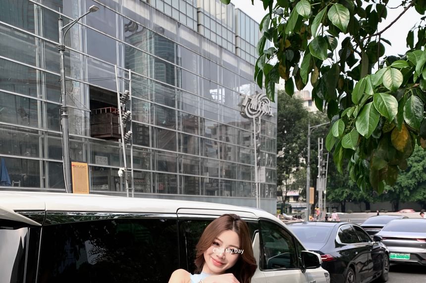 Plain Ruffle Crop Camisole Top / High Waist Tiered Mini A-Line Skirt