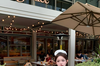 Plain Button Lace Panel Satin Camisole Top / V-Neck Plain Pointelle Cardigan / High Waist Tiered Mesh Shorts