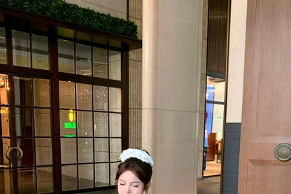 Plain Button Lace Panel Satin Camisole Top / V-Neck Plain Pointelle Cardigan / High Waist Tiered Mesh Shorts