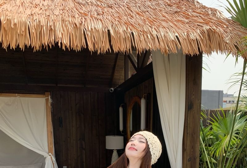 Plaid Asymmetrical Camisole Top