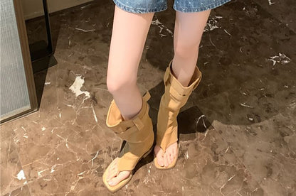 High Waist Dotted Washed Denim Shorts