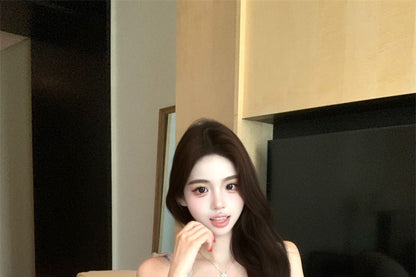 Sleeveless V-Neck Floral Print Ruffle Mini A-Line Dress