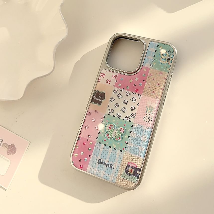 Cat Color Panel Phone Case