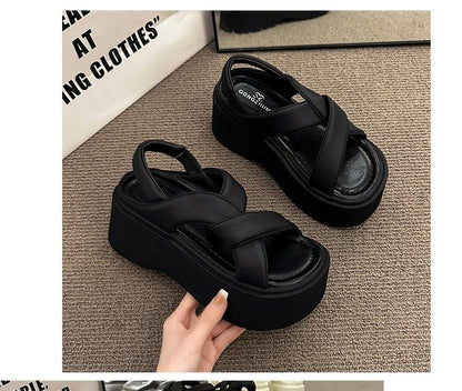 Sandals Plain Slingback Platform