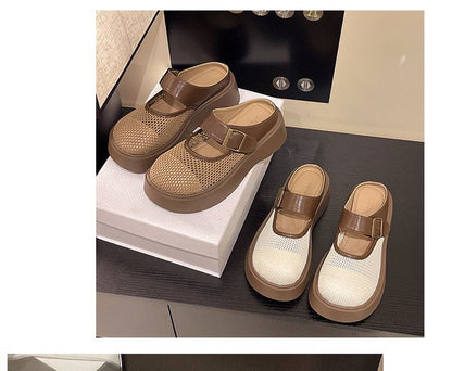 Mules Platform Mary Mesh Jane
