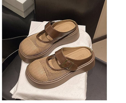 Mules Platform Mary Mesh Jane