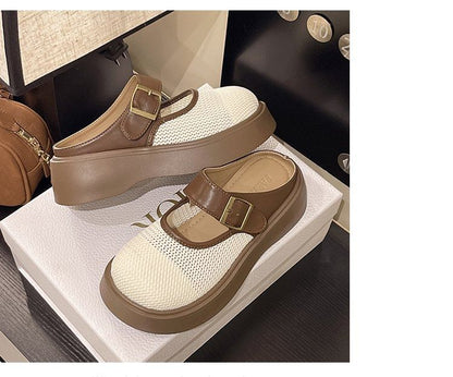 Mules Platform Mary Mesh Jane