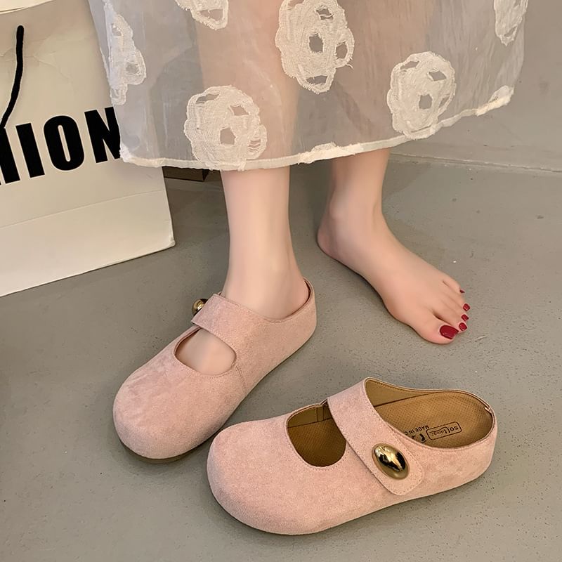 Jane Mary Round Shoes Toe