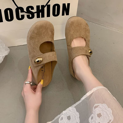 Jane Mary Round Shoes Toe