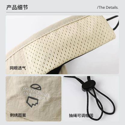 Lettering Embroidered Visor