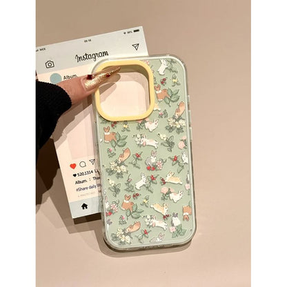 Rabbit Print Phone Case / Phone Strap / Set
