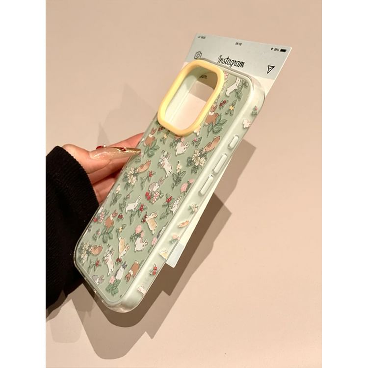 Rabbit Print Phone Case / Phone Strap / Set