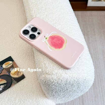 Printed Phone Case / Bead Phone Strap / Set