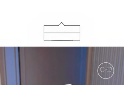 Oversized Square Metal Frame Polished Sunglasses / Case / Pouch / Cleaning Cloth / Set