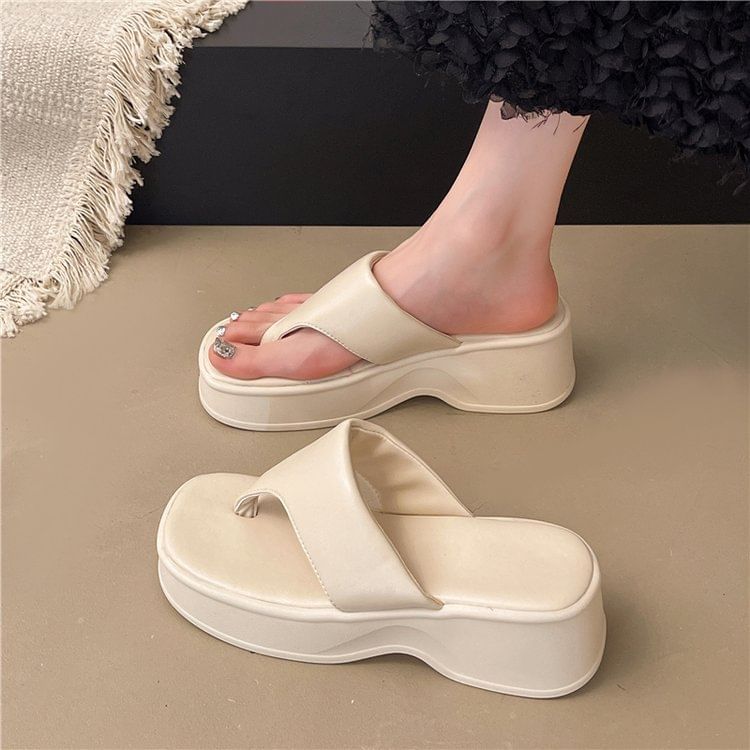 Platform Thong Sandals