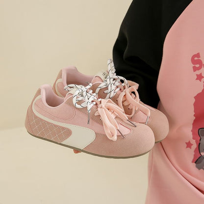 Quilted Panel Sneakers