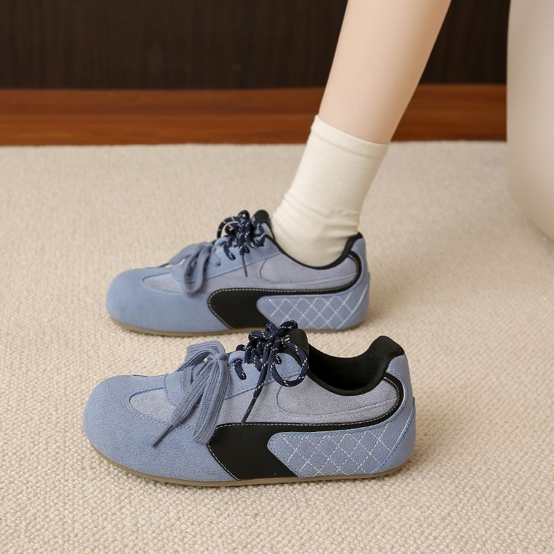 Quilted Panel Sneakers