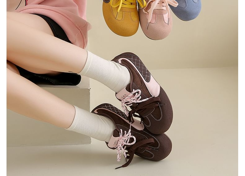 Quilted Panel Sneakers