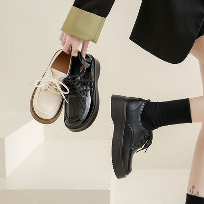 Platform Lace Up Shoes