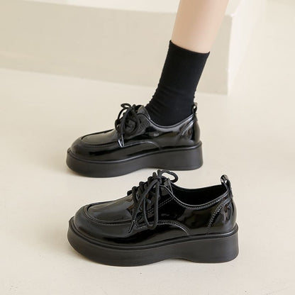Platform Lace Up Shoes
