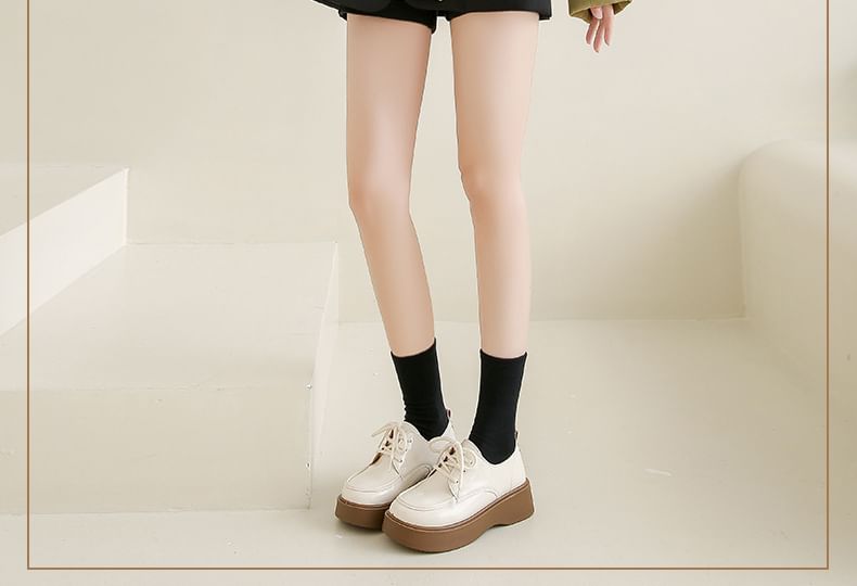 Platform Lace Up Shoes