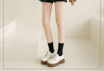 Platform Lace Up Shoes