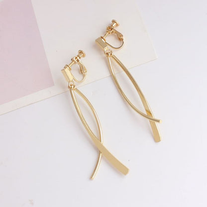 Bar Dangle Earring / Clip-On Earring