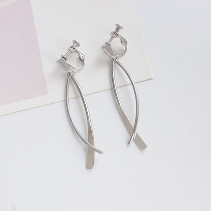 Bar Dangle Earring / Clip-On Earring