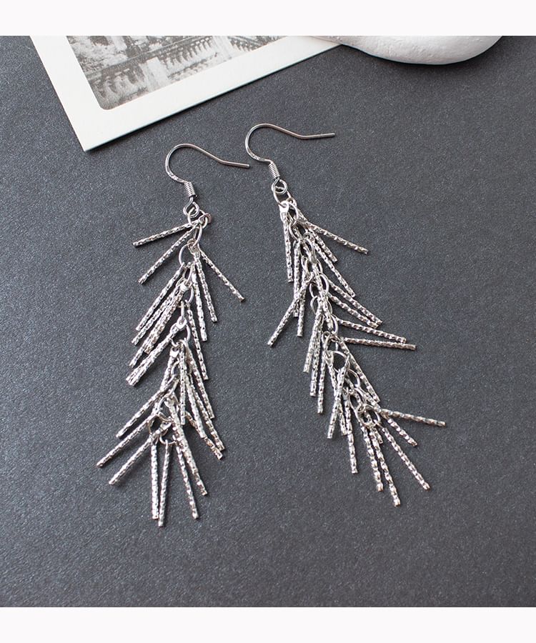 Fringed Drop Earring / Clip-On Earring