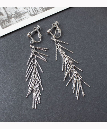 Fringed Drop Earring / Clip-On Earring