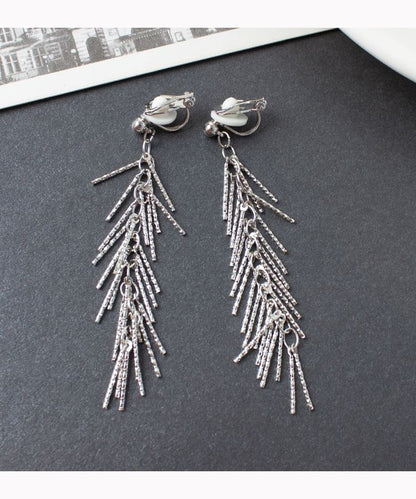 Fringed Drop Earring / Clip-On Earring