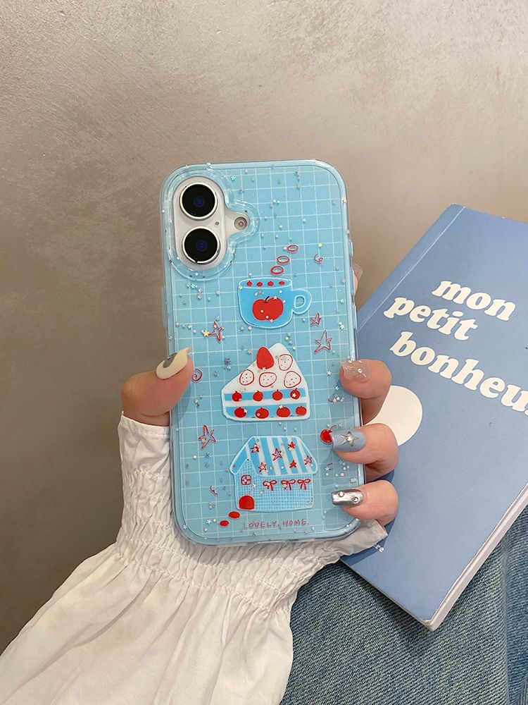 Strawberry Cake Plaid Phone Case