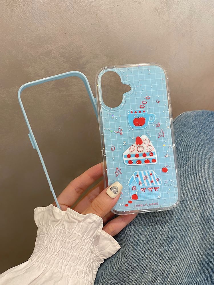 Strawberry Cake Plaid Phone Case