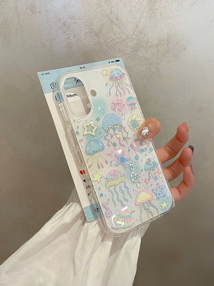 Jellyfish Phone Case / Charm / Set