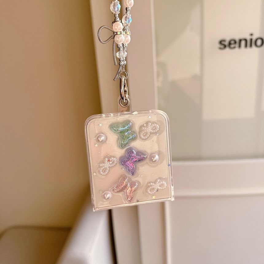 Butterfly Phone Case Strap / Set- Samsung Flip