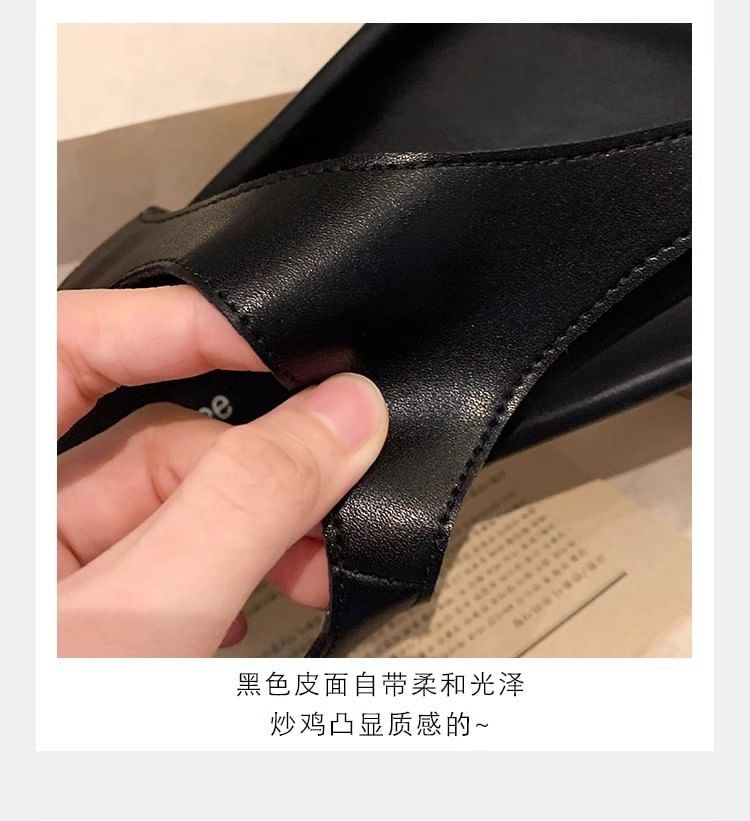 Thong Slingback Sandals