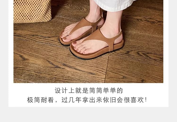 Thong Slingback Sandals