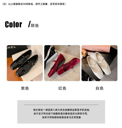 Square Toe Slingback Low Heel Sandals