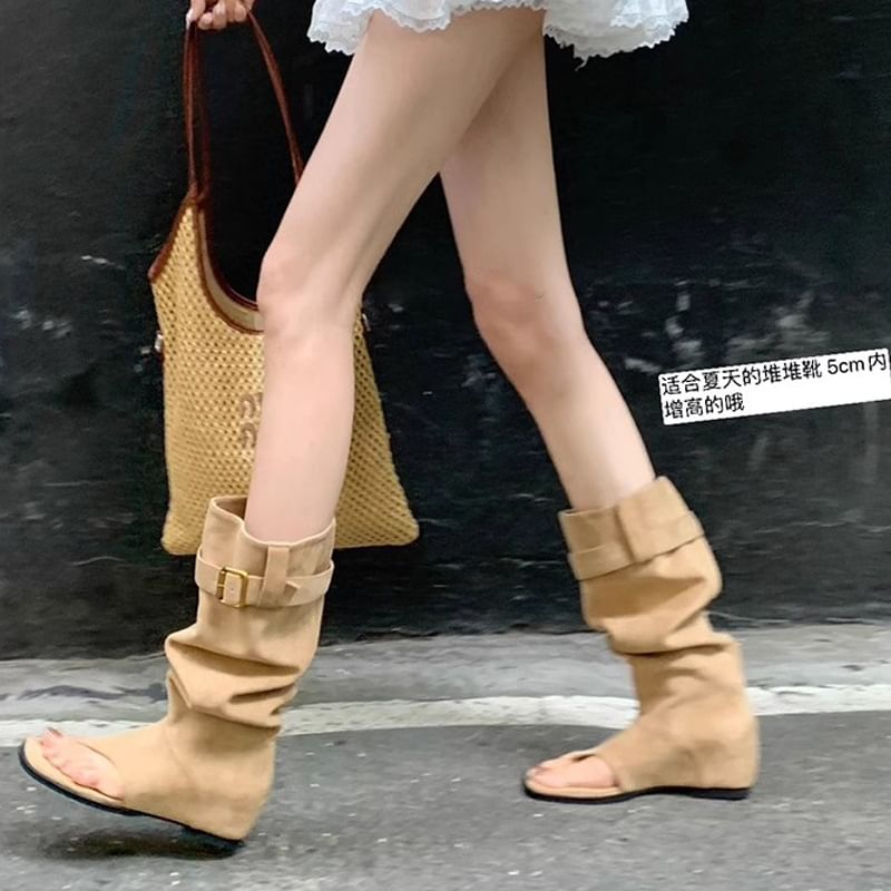 Thong Buckled Sandals