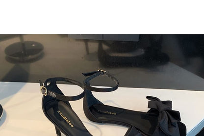 Ankle Strap Bow Sandals (Various Designs)