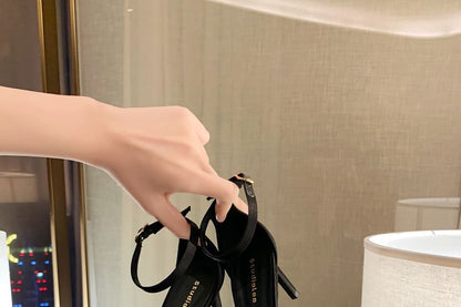 Ankle Strap Bow Sandals (Various Designs)