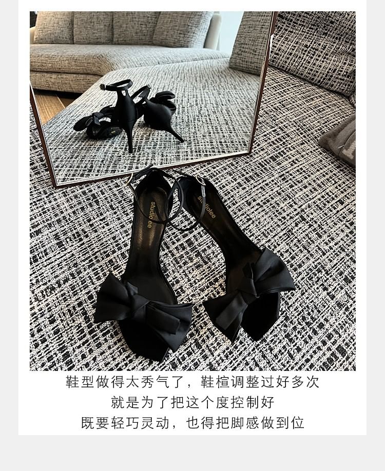 Ankle Strap Bow Sandals (Various Designs)